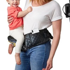 Tushbaby Quilted Faux Leather Hip Seat Carrier